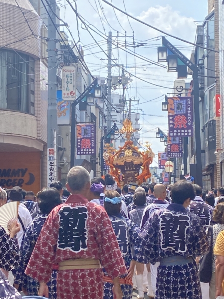 6年ぶりの宮御輿