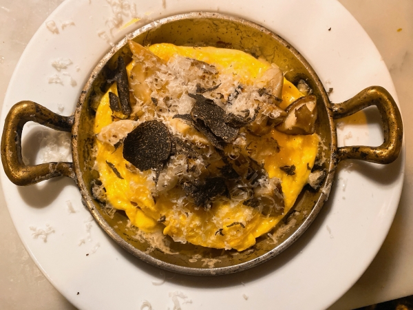 トリュフのオムレツ